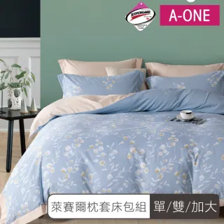 【A-ONE】台灣製 吸濕排汗天絲枕套床包組(單人/雙人/加大/特大 均一價 多款任選)