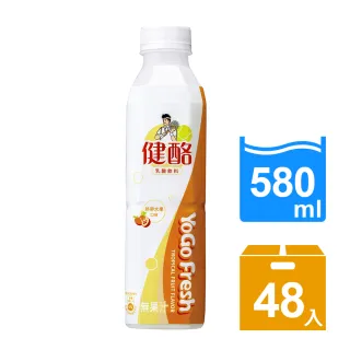 【金車】健酪乳酸飲料-熱帶水果口味580mlx2箱(共48入)