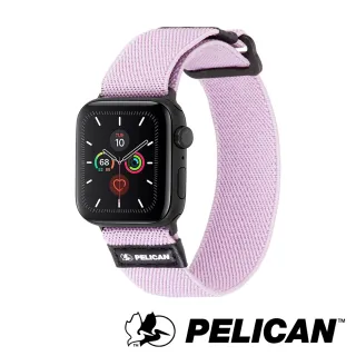 【PELICAN】派力肯 Apple Watch 42-44mm 1-7代/SE Protector(保護者NATO錶帶- 淡紫色)