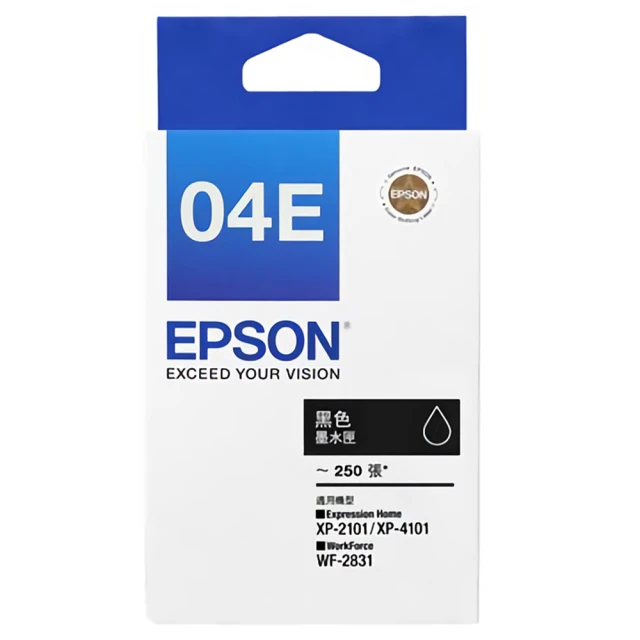 【EPSON】04E 原廠黑色墨水匣(T04E150)