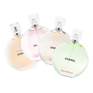 【CHANEL 香奈兒】CHANCE系列淡香水50ml 粉紅甜蜜/橙光輕舞/綠色氣息/黃色邂逅.四款任選(平輸)