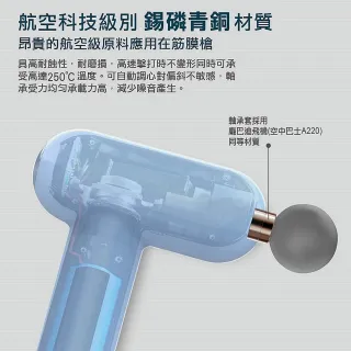 【BLAUPUNKT 藍寶】mini USB隨身筋膜震動按摩槍(BPB-M07HU)