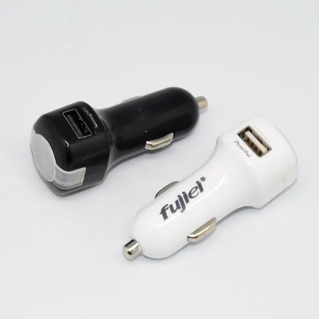 Fujiei 車充轉usb 2port 3a 電源 雙usb 3a車用充電器 Momo購物網