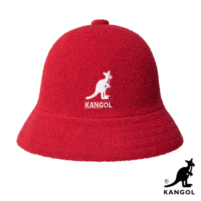 KANGOL】BERMUDA 大LOGO 鐘型帽(紅色) momo購物網- 好評推薦-2023年6月
