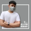 【GRANDE 格安德】醫用口罩50入 雙鋼印彩色口罩 台灣製造 MIT(平面成人口罩 莫蘭迪灰)
