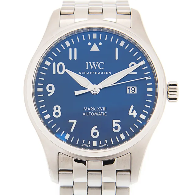 【IWC 萬國錶】馬克十八飛行員鍊帶小王子特別版腕錶x藍x40mm(IW327016)