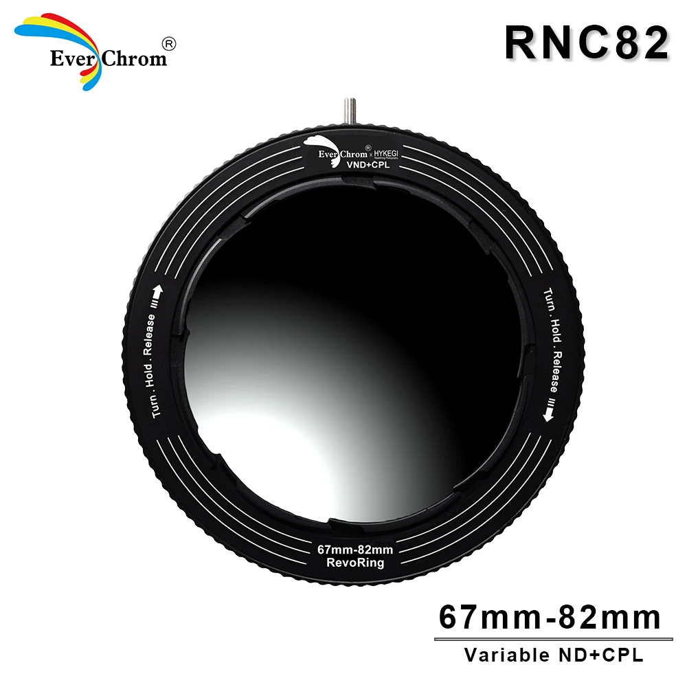 【EverChrom 彩宣】REVORING RNC82 快速可調VND+CPL濾鏡(鏡頭適用67-82mm)