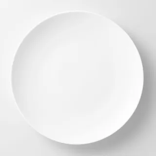 【NITORI 宜得利家居】白色瓷器 圓盤 23cm A0018 白色系餐具(圓盤)