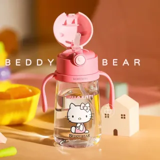 【BEDDY BEAR 杯具熊】韓國BEDDYBEAR 經典KITTY萌寵兒童學飲杯 兒童水壺 Tritan 水壺