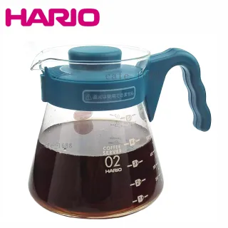 【HARIO】V60 吳須色耐熱玻璃咖啡壺700ml(VCS-02-PBU)