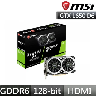 GeForce GTX 1650 D6 VENTUS XS OC 顯示卡