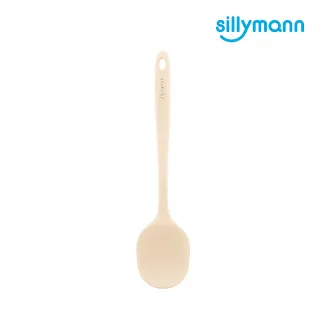 【sillymann】100%鉑金矽膠精品一體成型拌炒勺(奶油白)