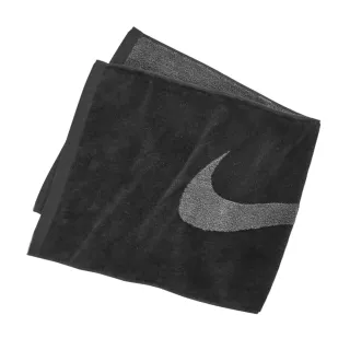 【NIKE 耐吉】Nike Sport Towel 毛巾 健身 運動 訓練 吸汗 柔軟 35x80cm 黑(NET13046MD)