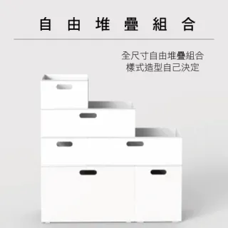 【NITORI 宜得利家居】收納盒 N INBOX W 窄高型 直式半格型 CL(收納籃 收納盒 整理盒)
