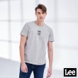 【Lee】極簡風文字 小Logo 男短袖T恤-礦石灰