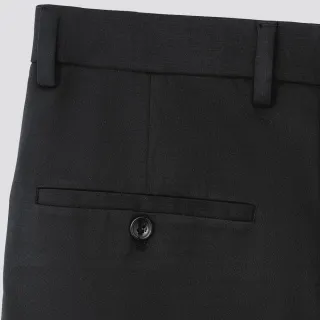 【Emilio Valentino 范倫提諾】輕量彈性平面西裝褲(黑)