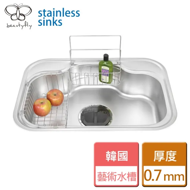 傑泰 Enzik韓國藝術水槽 壓花 無安裝服務 Jt Ks740f Momo購物網