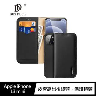 【DUX DUCIS】Apple iPhone 13 mini Hivo 真皮保護套