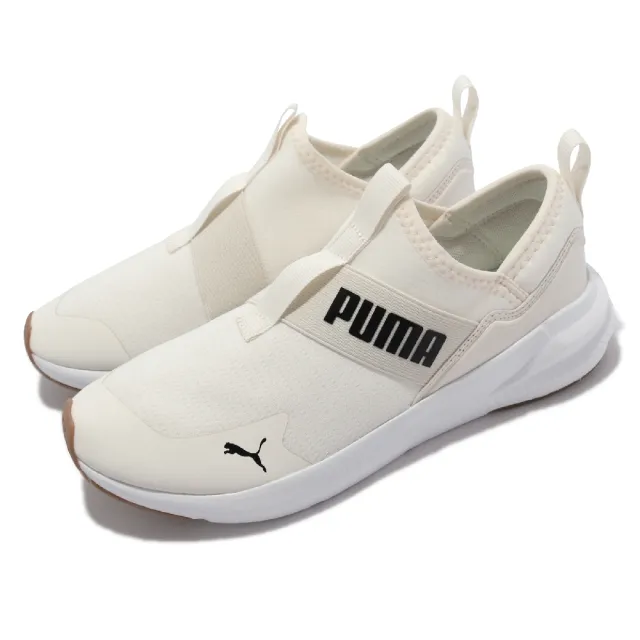 【PUMA】訓練鞋 Platinum Alt Neutral 女鞋 健身 柔軟 襪套式 包覆 抓地耐磨 褐 黑(195259-02)