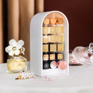 美妝收納 精緻口紅18格防塵收納櫃 造型 居家 好清理 桌面 透明 口紅 美妝 化妝台 收納盒 Momo購物網 雙11優惠推薦 22年11月