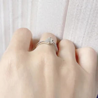 【City Diamond 引雅】『法國甜心』30分 經典鑽石戒指/求婚鑽戒