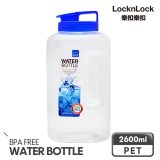 【LocknLock樂扣樂扣】PET提把冰箱側門水壺2600ml(大容量)