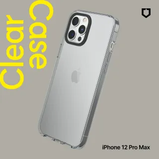 【RHINOSHIELD 犀牛盾】iPhone 12 Pro Max 6.7吋 Clear透明防摔手機殼(五年黃化保固)