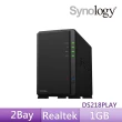 【搭希捷 4TB x2】Synology 群暉科技 DS218play 網路儲存伺服器
