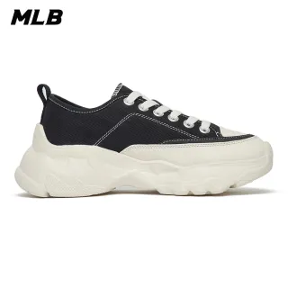 【MLB】低筒帆布老爹鞋 Chunky Low系列 紐約洋基隊(3ASHUL22N-50BKS)