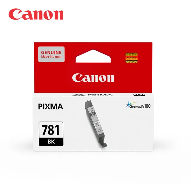 【Canon】CLI-781BK 原廠標準容量黑色墨水匣