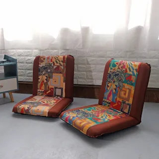 【台客嚴選】印地安風舒適輕巧和室椅 床上椅 可五段式調整 可拆洗 輕巧好收納(7色可選)
