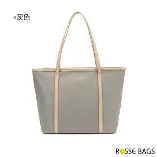 【Rosse Bags】經典時尚牛津布大容量托特包(現+預  灰色 / 黑色)