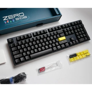Zero 9108夜魅 機械式電競鍵盤(非背光/PBT二色成形/銀軸/100%)