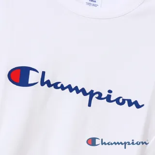 【Champion】Basic Logo短Tee-白