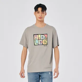 【Lee】彩色手繪H.D.LEE  男短袖T恤-共2色