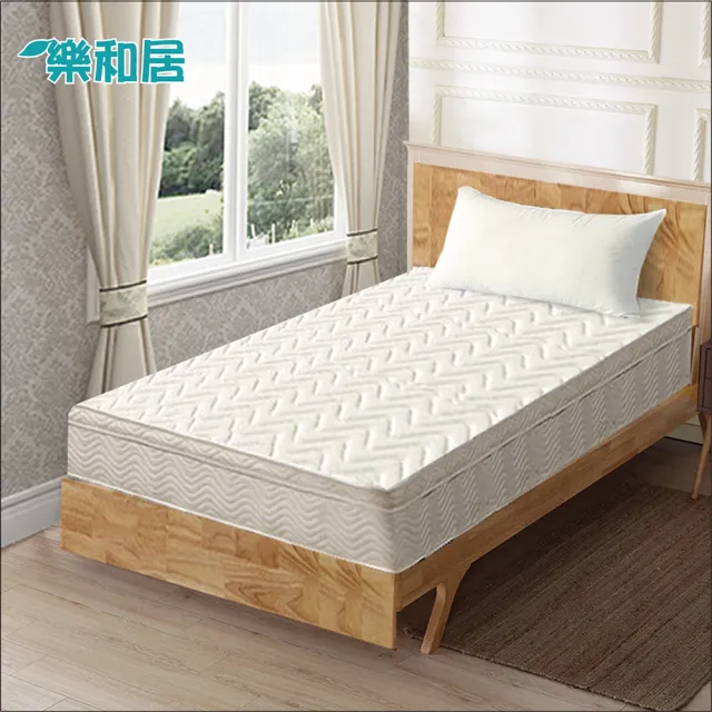 【樂和居】柏特3M防潑水歐式提花三線獨立筒床墊-單人加大3.5尺