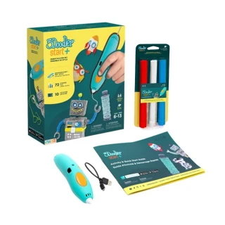Start Plus 列印筆盒裝+紅白藍75根顏料組(新手兒童專用3D列印筆)
