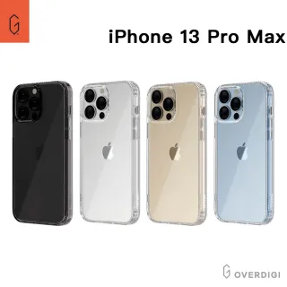 【OVERDIGI】iPhone 13 Pro Max 6.7吋 雙料軍規防摔透明殼(AURORA V2 蜂巢晶格手機套)