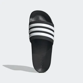 【adidas 愛迪達】拖鞋 男鞋 女鞋 運動 ADILETTE SHOWER 黑白 GZ5922