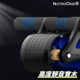 【NutroOne】坦克型自動回彈健腹輪(雙輪回彈系統/多角度鍛鍊肌肉群)