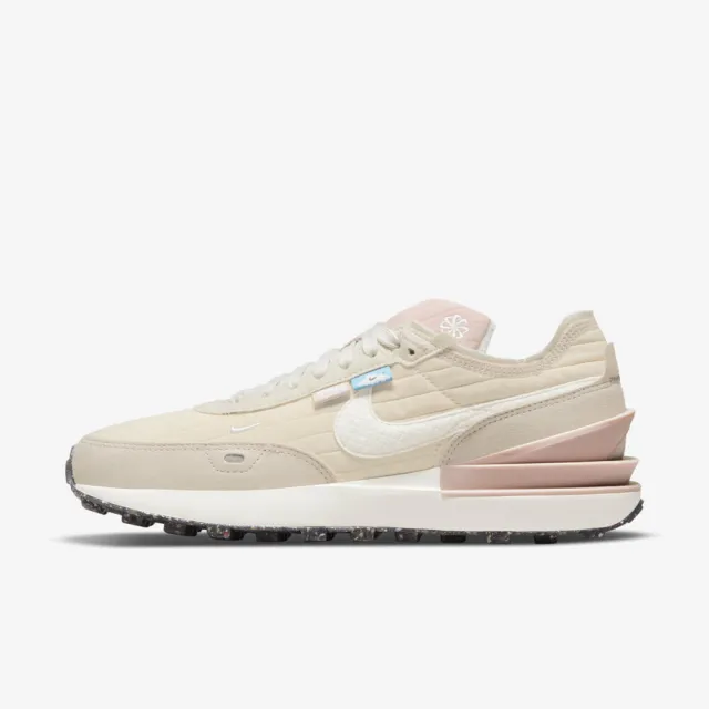 NIKE 耐吉】Nike W Waffle One NN 女休閒鞋運動小Sacai 毛絨舒適米粉