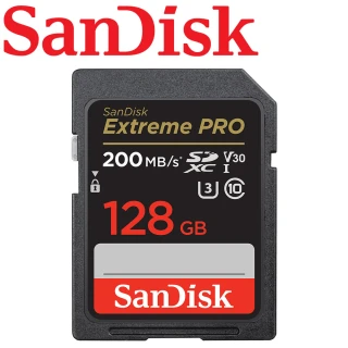 128GB 200MB/s Extreme PRO SDXC SD UHS-I V30 U3 記憶卡(平輸)
