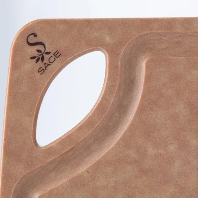 Sage美國製造原裝進口 集水溝槽抗菌砧板 原木色系23 30厚0 6cm Momo購物網