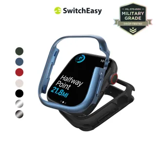 【SwitchEasy 美國魚骨】Apple Watch 7/6/5/4/SE 40/41mm Odyssey 奧德賽金屬手錶保護殼(蘋果金屬錶殼)