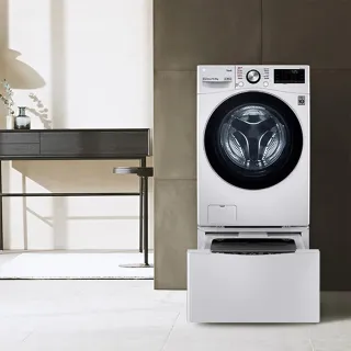 【LG 樂金】15公斤◆WiFi蒸洗脫烘變頻滾筒洗衣機◆冰磁白(WD-S15TBD)