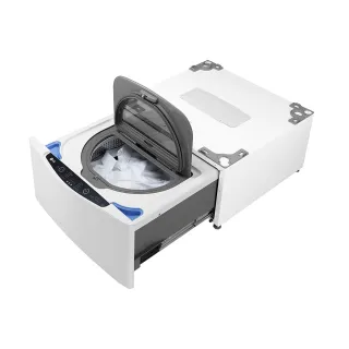 【LG 樂金】2.0公斤◆蒸洗脫變頻迷你洗衣機 冰磁白(WT-SD200AHW)