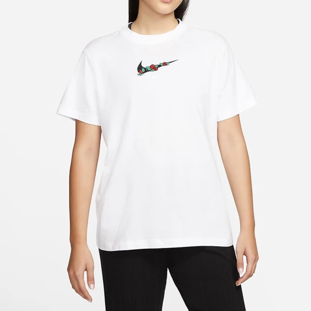 【NIKE 耐吉】AS W NSW TEE BF VDAY 女 短袖上衣 T恤 情人節 玫瑰 棉質 白(DN5887-100)