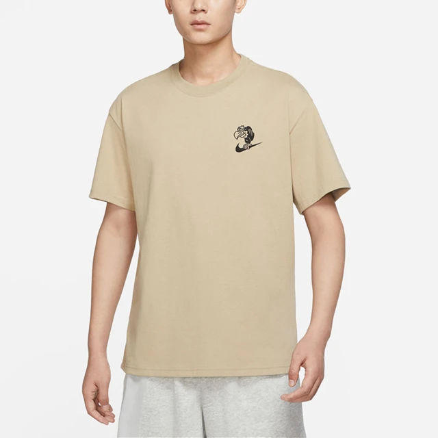 【NIKE 耐吉】上衣 男款 短袖上衣 運動 AS M NK TEE SUSTAINABLE 卡其 DR8915-250