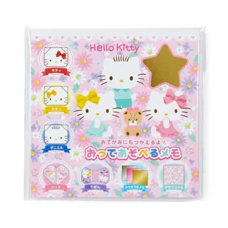 【小禮堂】Hello Kitty 摺紙信紙本 _ 好朋友款(平輸品)