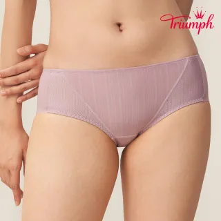 【Triumph 黛安芬】風格自在系列涼感無痕中腰平口內褲 M-EEL(粉紫色)